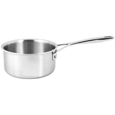 Essential 5-Ply 1.5-Quart Stainless Steel Saucepan with Lid