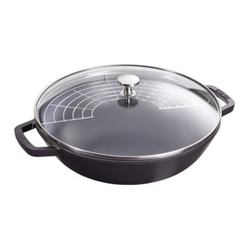4.5-Quart Cast Iron Perfect Pan Dutch Oven - Matte Black