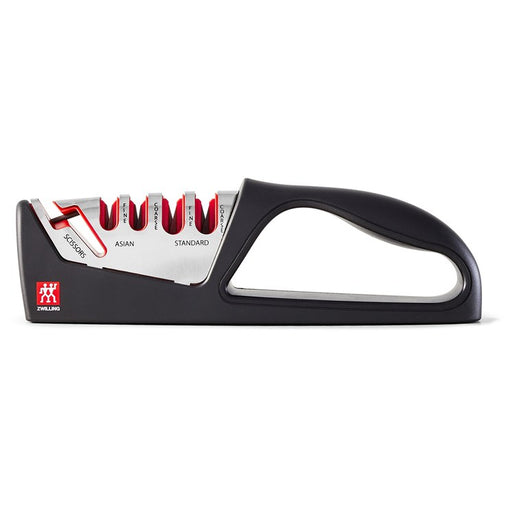 Razor-Sharp 4-Stage Pull-Through Knife Sharpener with Shear Sharpener