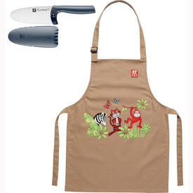Twinny Kids Chef's Knife and Apron Two-Piece Set - Blue