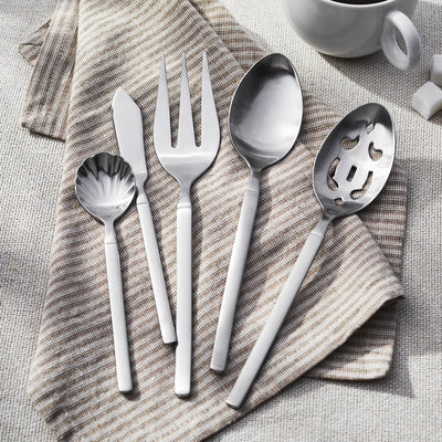 Opus Satin 45-Piece Stainless Steel Flatware Set
