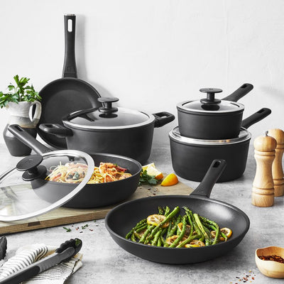 Madura Plus Forged Ten-Piece Nonstick Aluminum Cookware Set