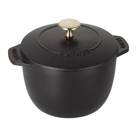 0.75-Quart Cast Iron Petite French Oven - Matte Black