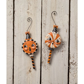 Spooky Sweet Treat Ornaments Set of 2