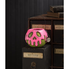 Small Green Apple with Pink Poison Bucket