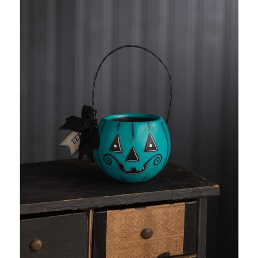 Small Blue Pumpkin Bucket