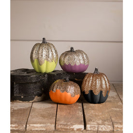 Electric Halloween Pumpkins Set of 4