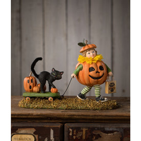 Pumpkin Paige with Wagon