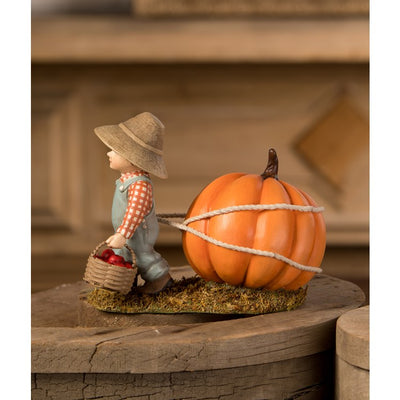 Paulie Pulling Pumpkin