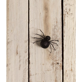 Glittered Black Spider