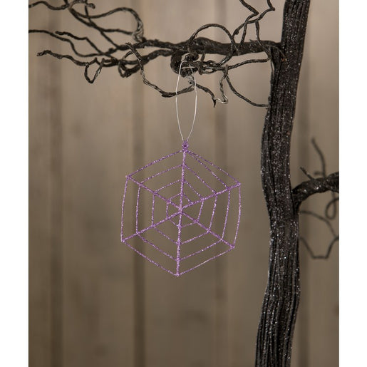 Purple Web Ornament