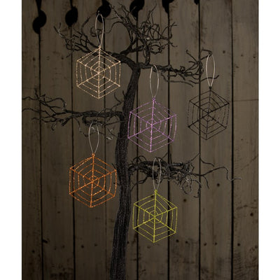 Web Ornament Black