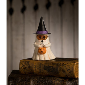 Witchy Ghost with Pumpkin