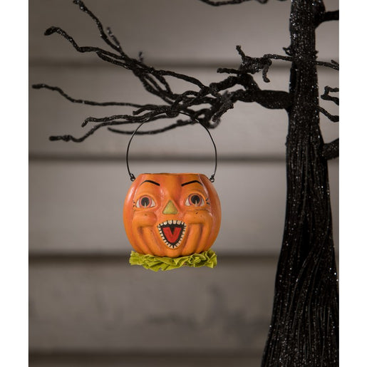 Pumpkin Bucket Mini Ornament