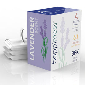 8-Gallon Lavender-Scented Drawstring Trash Can Liners (60-Count 3-Packs of 20 Liners) - White