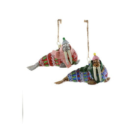 Wintertime Walruses Set of 2