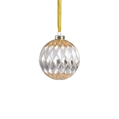 Astral Harlequin Glass Ball Ornaments Set of 6
