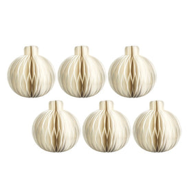 Miriam Paper Deco Sphere Ornaments Set of 6
