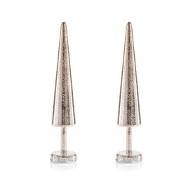 Crimbo Sparkle Cone LED Trees Set of 2