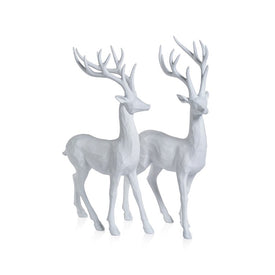 Poldi Decorative Resin Deer Figurines Set of 2