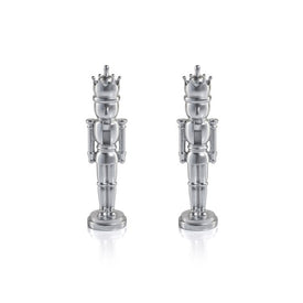 Hartwin Metallic Decorative Nutcracker Figurines Set of 2
