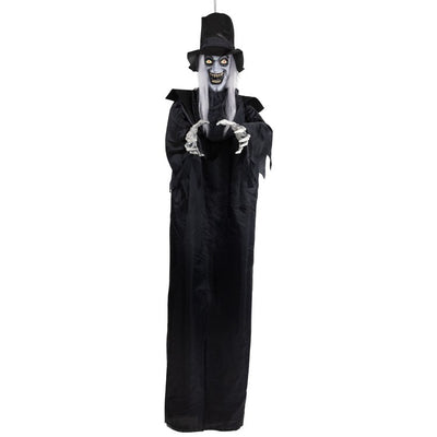 6' Lighted Ghoul with Sound Activation Hanging Halloween Decoration