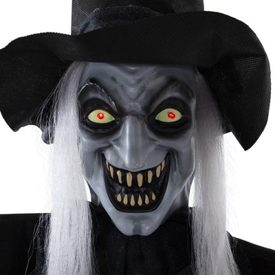 6' Lighted Ghoul with Sound Activation Hanging Halloween Decoration