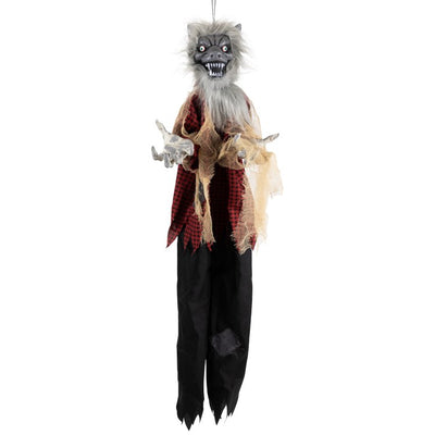 4' Animated Motion Activated Werewolf Halloween Decoration