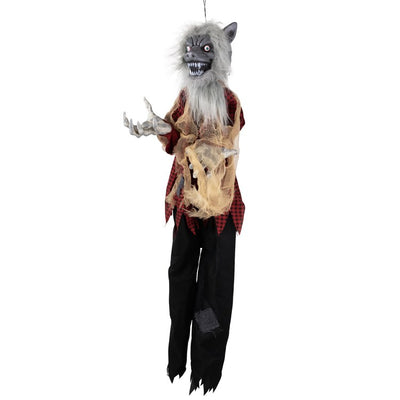 4' Animated Motion Activated Werewolf Halloween Decoration