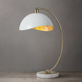 Table Lamp Luna Bella Peter Morelli 1 Lamp White Metal Steel