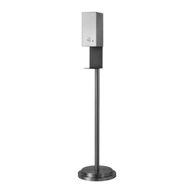 Soap Dispenser Luxe Satin Nickel Floor Standing Steel Touchless
