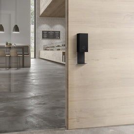 Soap Dispenser Luxe Matte Black Wall Mount Steel Touchless
