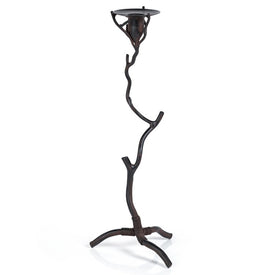 Candle Holder Brunel Twig 16 Inch Dark Brown Wrought Iron