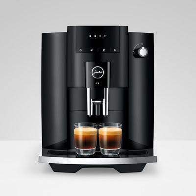 Coffee Maker E4 Specialty with Grinder Piano Black 64 Ounce ABS/Stainless Steel
