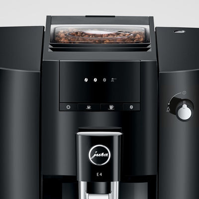 Coffee Maker E4 Specialty with Grinder Piano Black 64 Ounce ABS/Stainless Steel