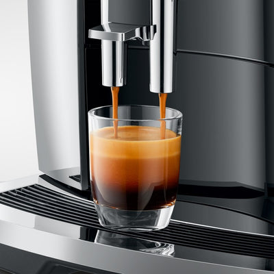 Coffee Maker E8 Specialty with Grinder Chrome 64 Ounce ABS/Stainless Steel
