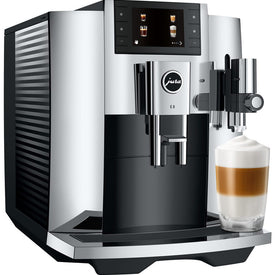 Coffee Maker E8 Specialty with Grinder Chrome 64 Ounce ABS/Stainless Steel