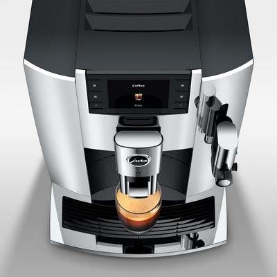 Coffee Maker E8 Specialty with Grinder Chrome 64 Ounce ABS/Stainless Steel