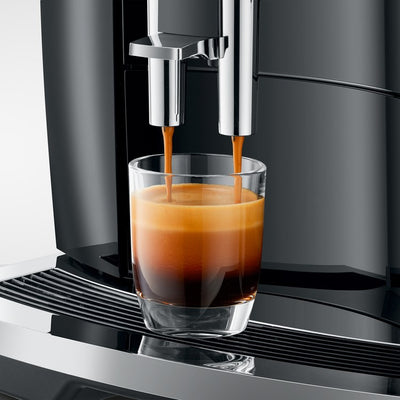Coffee Maker E8 Specialty with Grinder Piano Black 64 Ounce ABS/Stainless Steel