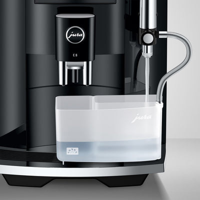 Coffee Maker E8 Specialty with Grinder Piano Black 64 Ounce ABS/Stainless Steel