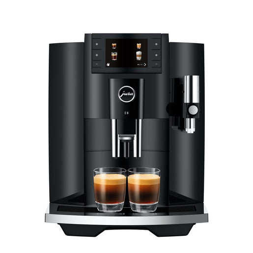 Coffee Maker E8 Specialty with Grinder Piano Black 64 Ounce ABS/Stainless Steel