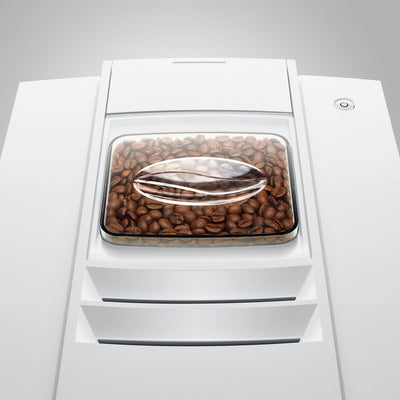 Coffee Maker E8 Specialty with Grinder Piano White 64 Ounce ABS/Stainless Steel