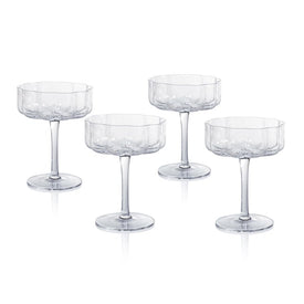 Glassware Set Reinhard Handblown Coupe Clear Glass