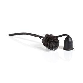Candle Snuffer Brunel Pinecone Dark Brown Wrought Iron