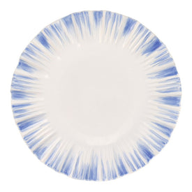 Platter Bari Small Round 12 Inch Blue Stoneware