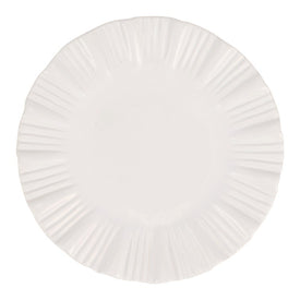 Platter Bari Small Round 12 Inch White Stoneware