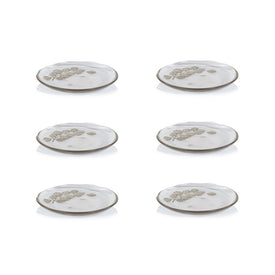 Dessert Set Jarrah Eucalyptus 6PC 6-1/4 Inch Clear/Champagne Glass