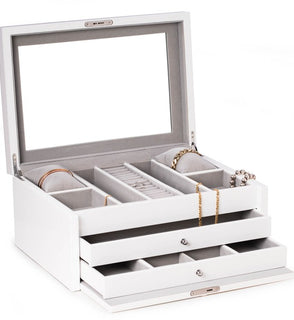 Product Image: BB697WHT Storage & Organization/Closet Storage/Jewelry Boxes & Organizers