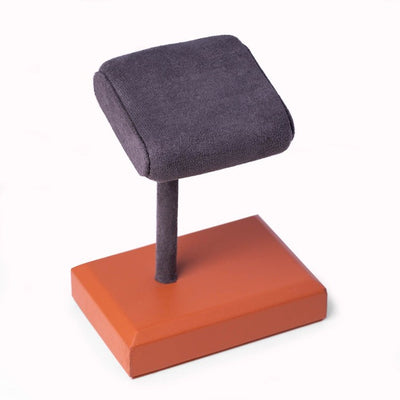 William Saddle Brown Single Watch Display Stand - OPEN BOX