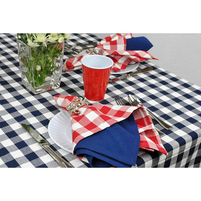 DII White Melamine Picnic Plates Set of 12 - OPEN BOX